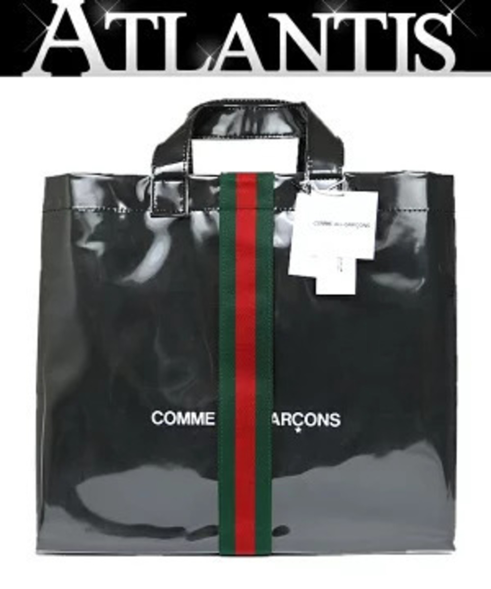 Gucci x Comme des Garons Tote Bag Handbag Black